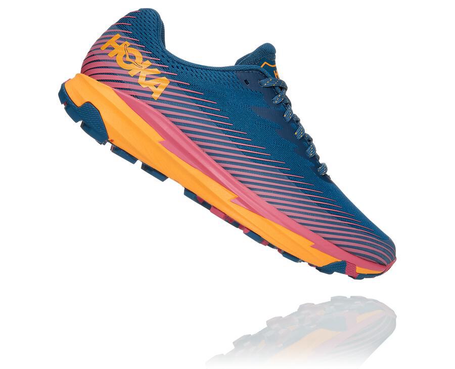 Zapatillas Trail Hoka One One Mujer - Torrent 2 - Azules - YZE235617